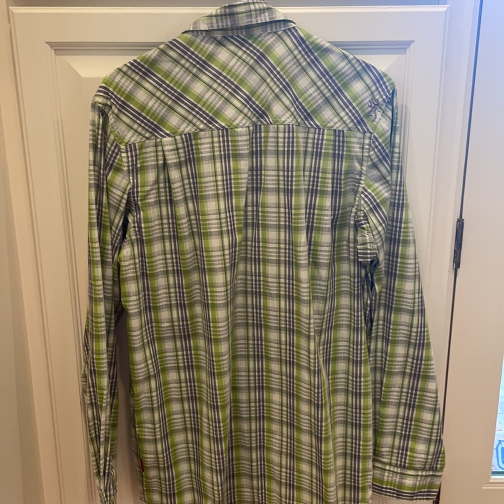Browning Long Sleeve Button Down Medium - image 5